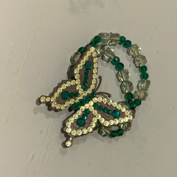 Tarina Tarantino Green Butterfly Bracelet
